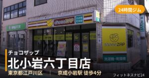 チョコザップ北小岩六丁目店の外観